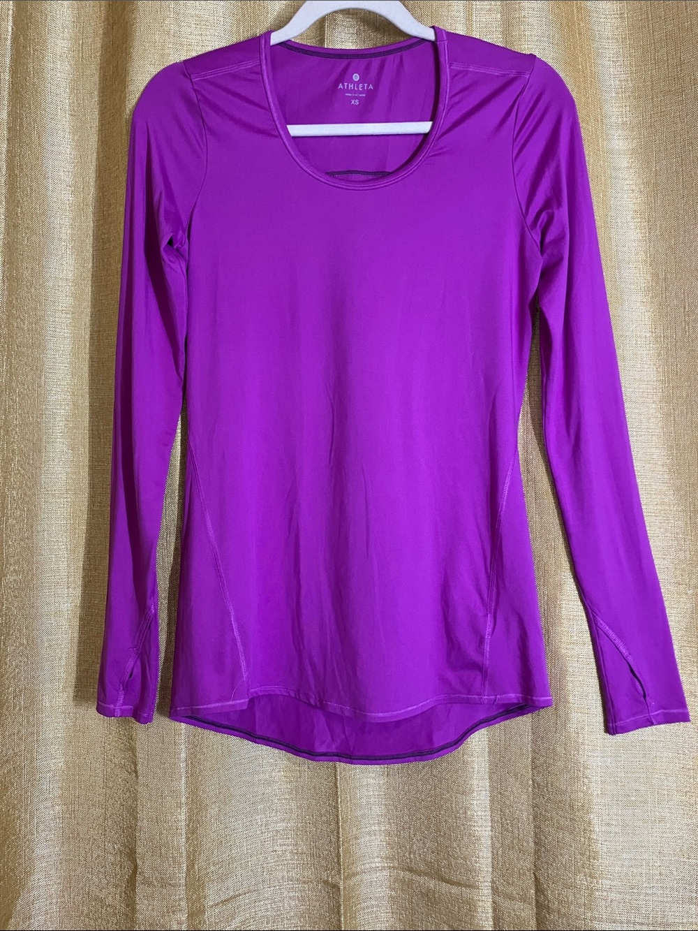 Athleta Purple Long Sleeve Active Tee